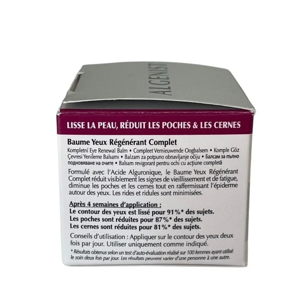 ALGENIST Complete Eye Renewal‎ Balm 0.5 oz 15ml Full Size Anti-Wrinkle NIB Gift